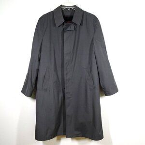 Vintage 70s Botany 500 Trench Coat Men’s Size 42 Reg Removable Faux Fur Liner